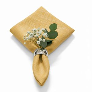 Guardanapo Falso Liso Dourado